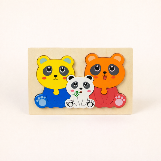 3D Puzzle Block Family Panda