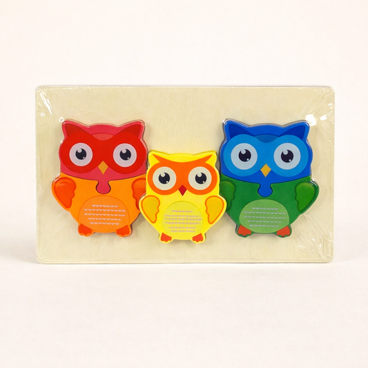 3D Puzzle Block Family Owl