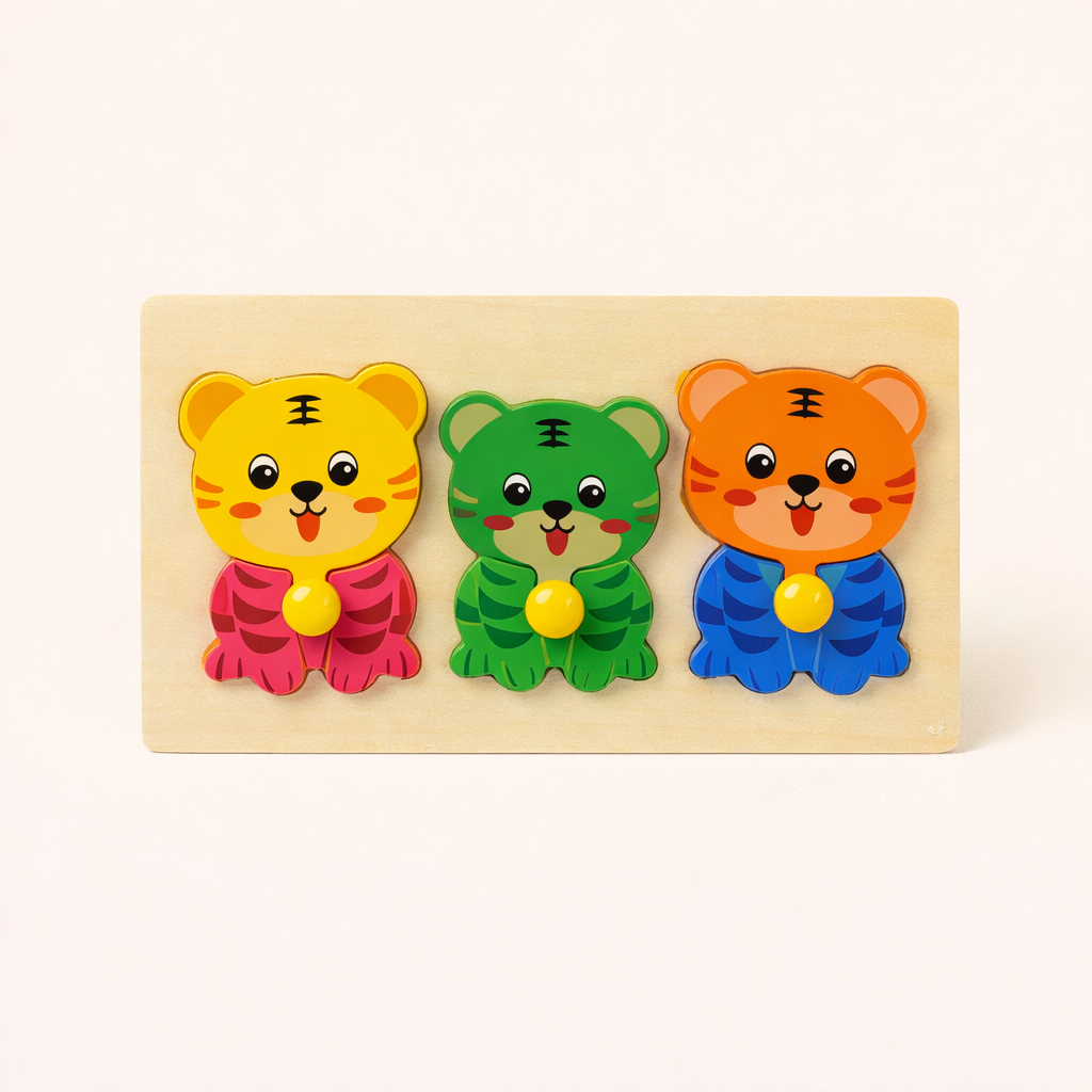 3D Puzzle Block Family Tiger