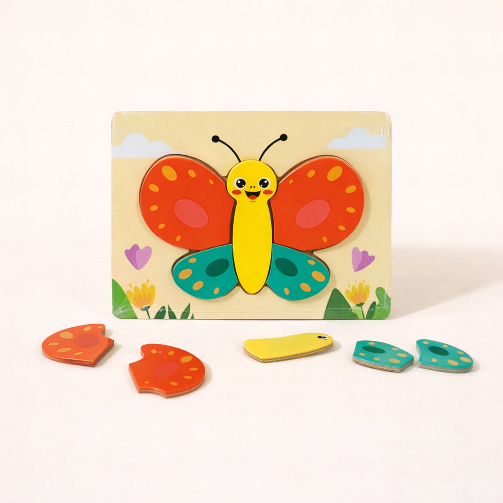 Single 3D Block Puzzle Butterfly