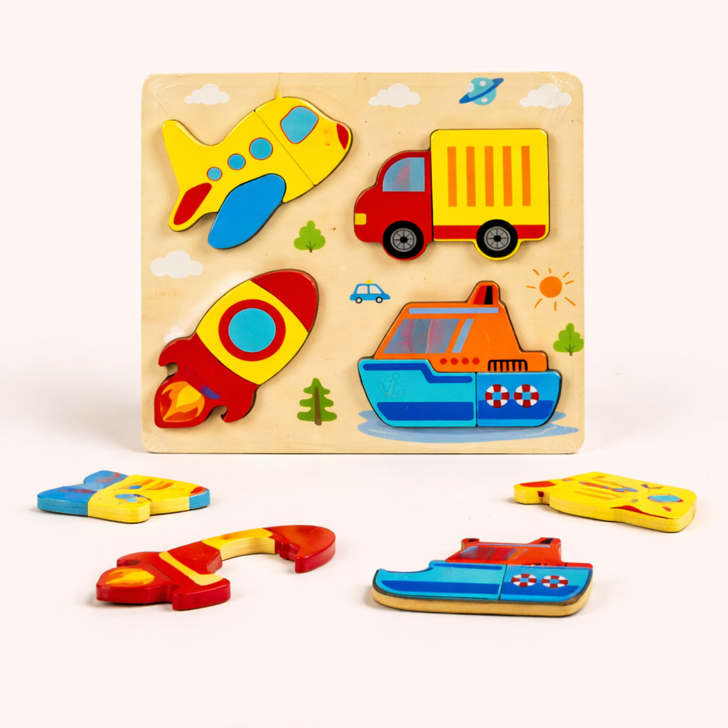 4 in 1 3D Block Puzzle Transport