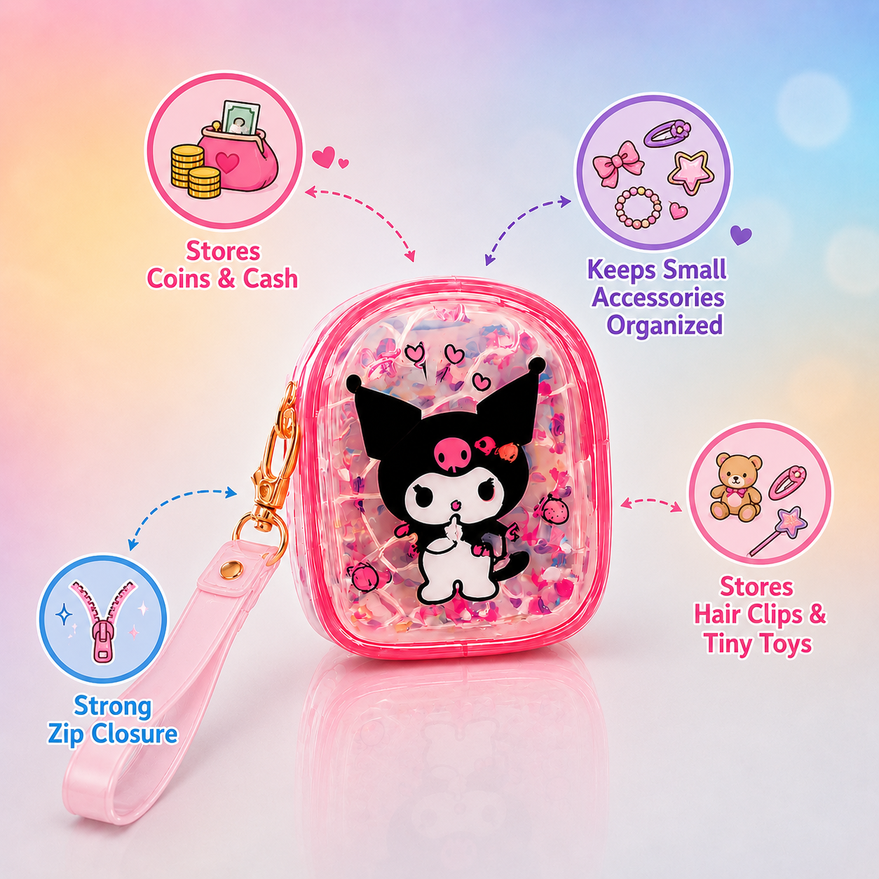 Multi Character Coin Bags