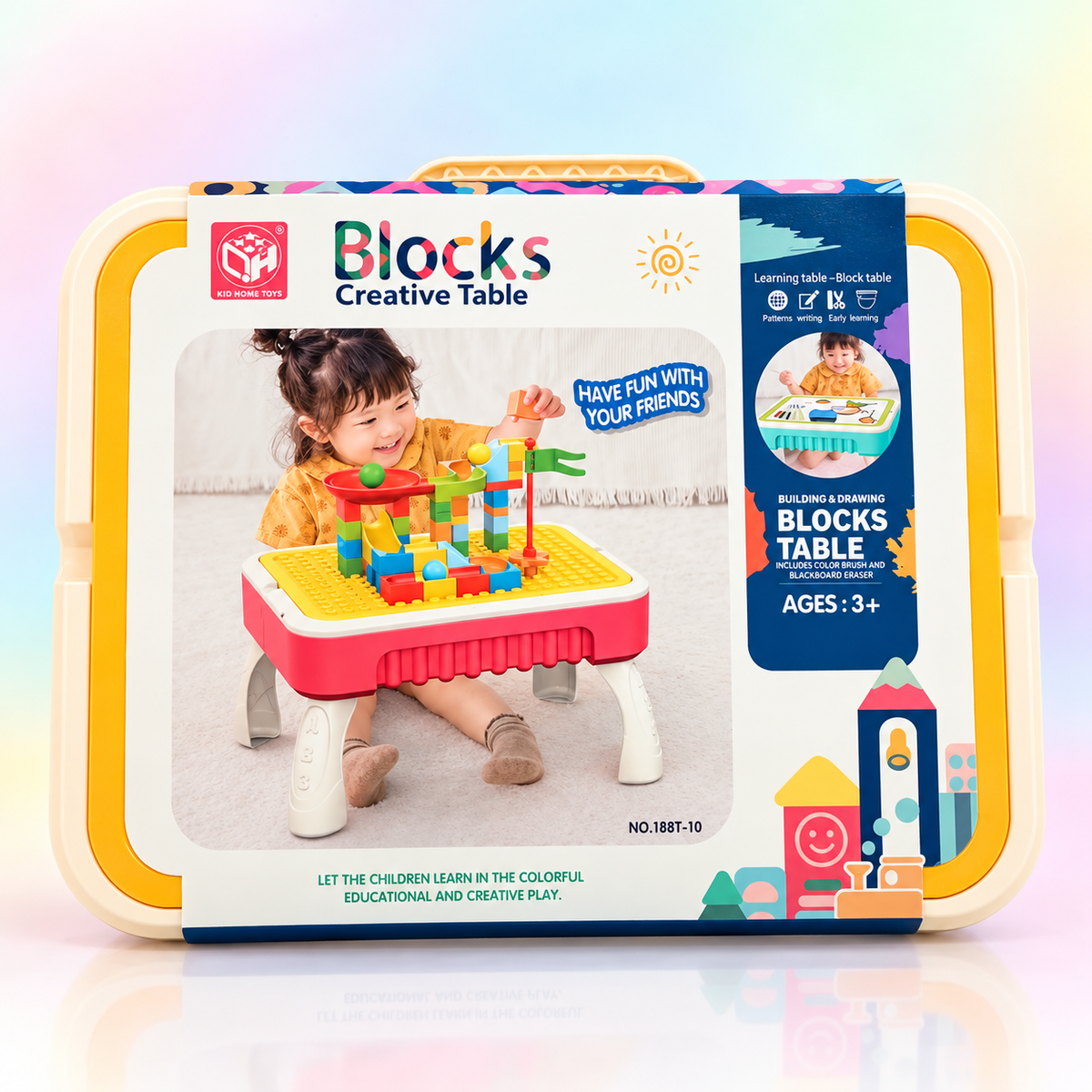 Blocks Creative Building & Drawing Table