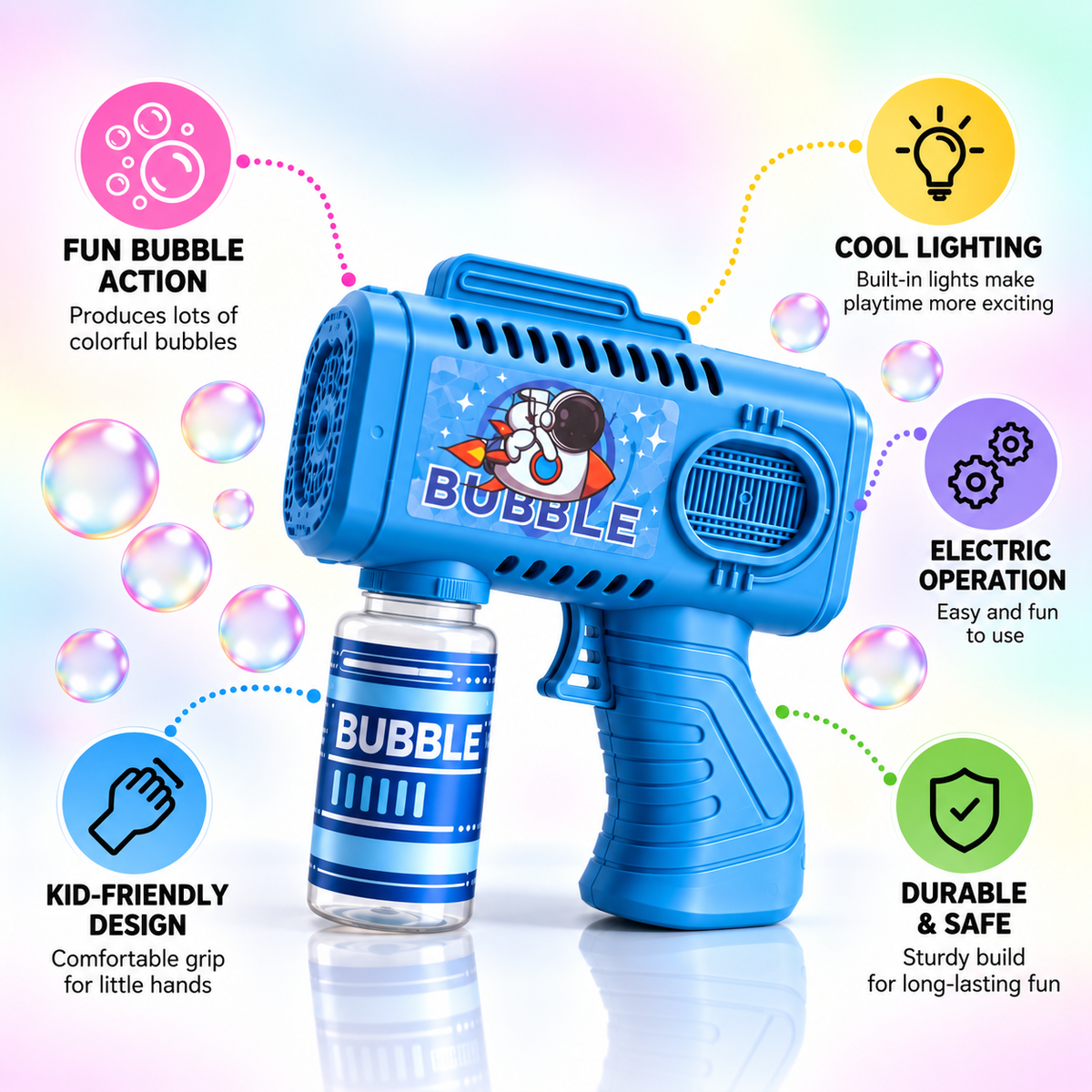 Bubble Gun Machine