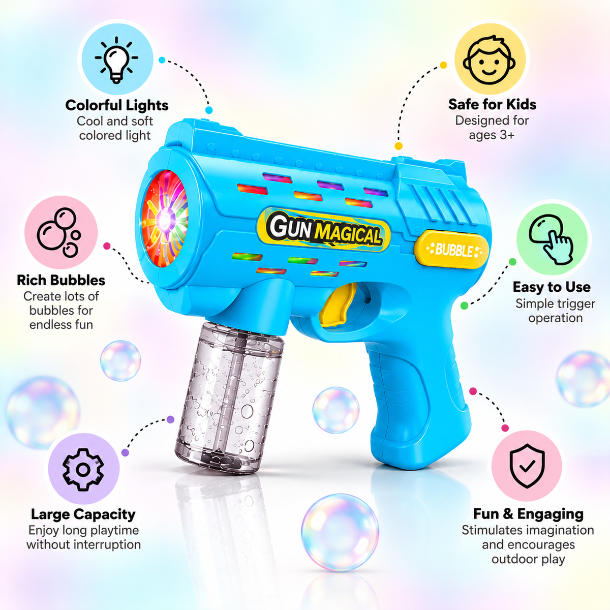 Electric Bubble Gun