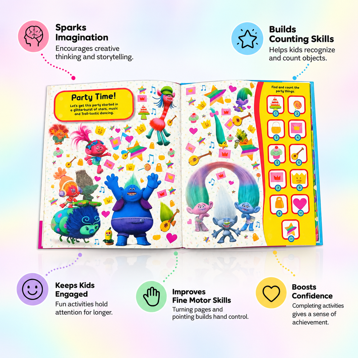 Trolls 1001 Things to Find – Seek & Find Activity Book