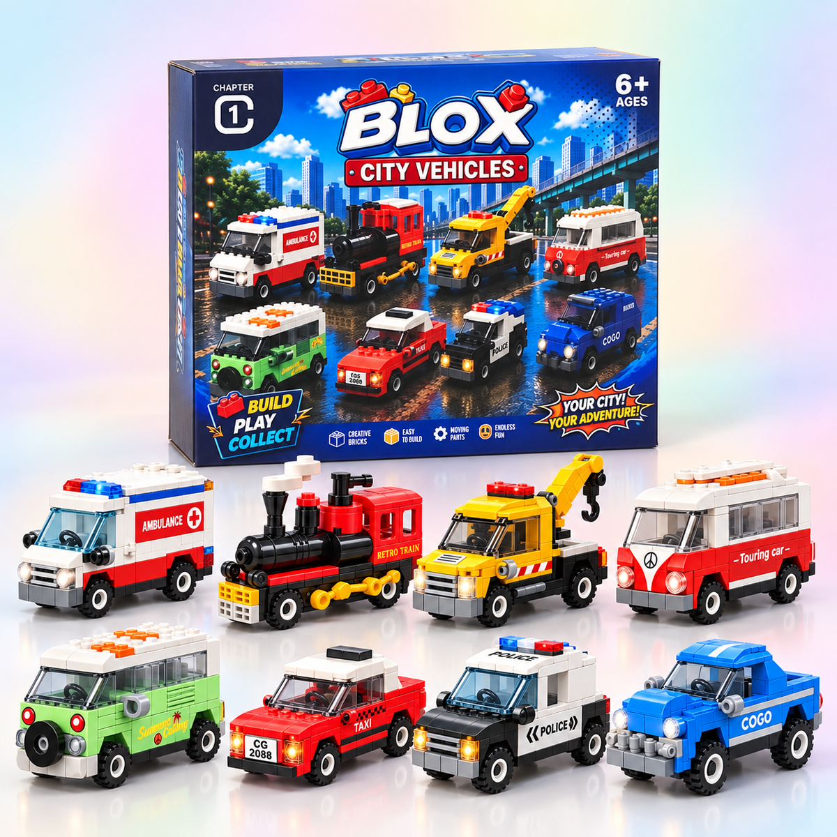BLOX City Vehicles Building Blocks Set