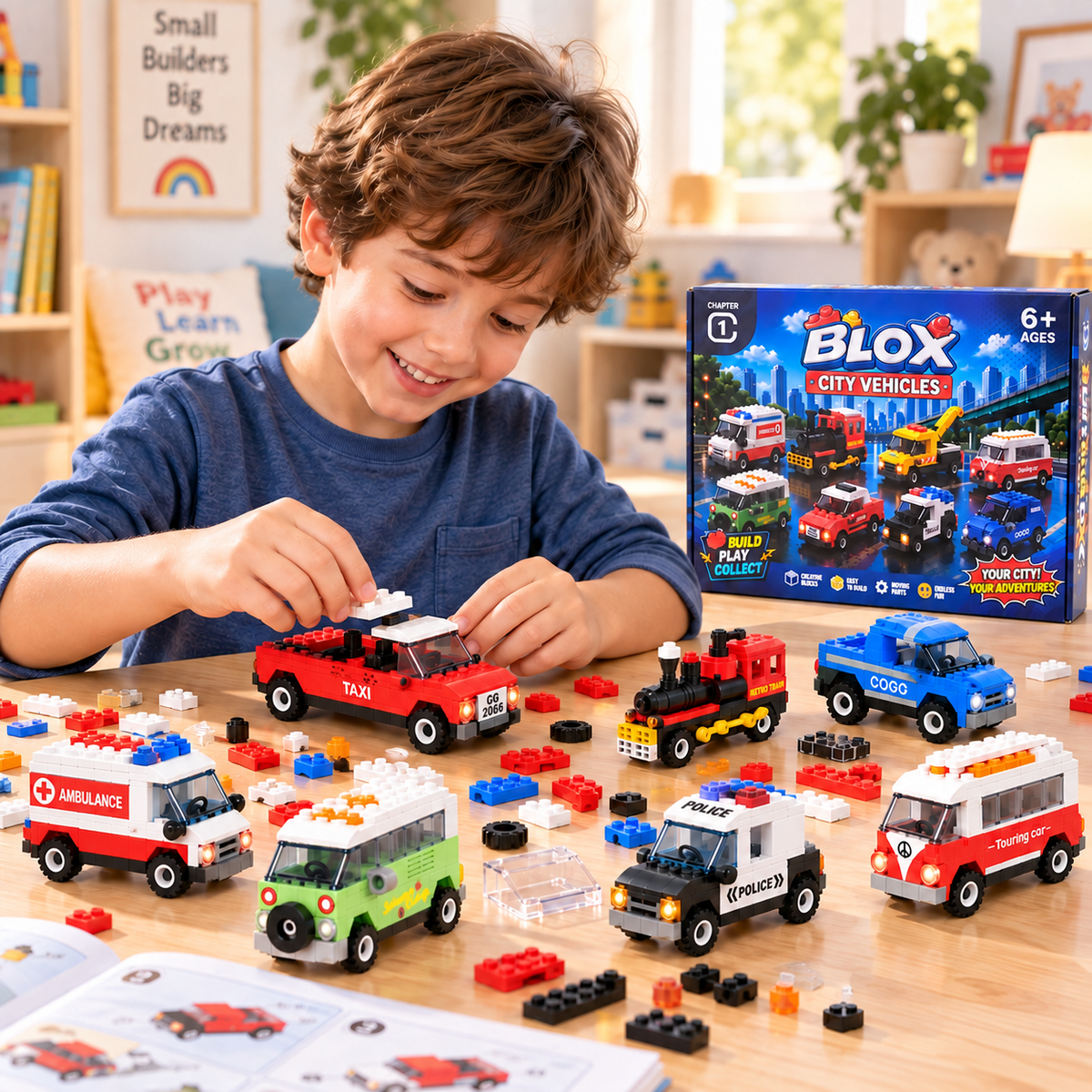 BLOX City Vehicles Building Blocks Set