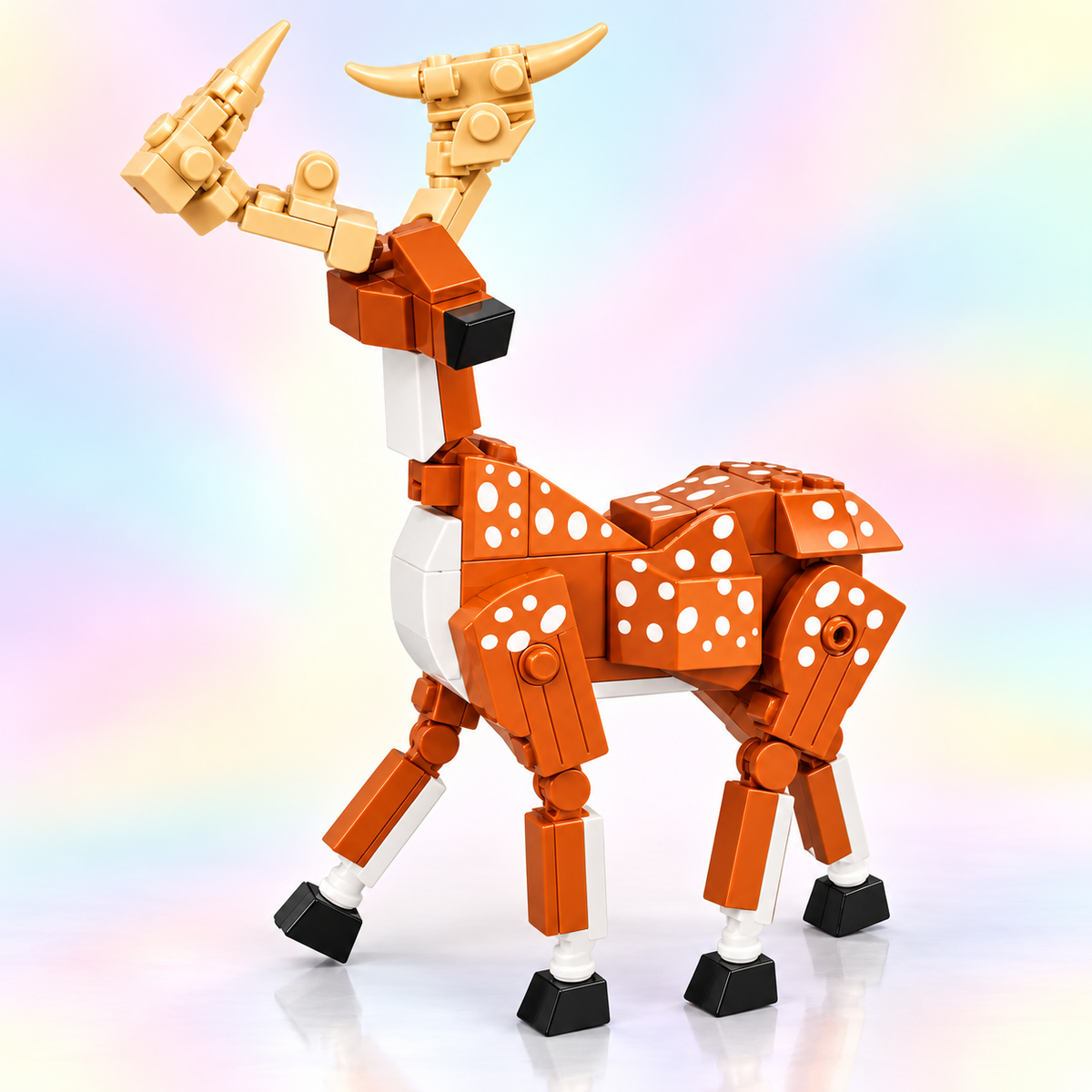 Wild Explorers Safari Animal Building Blocks Set – 6 Buildable Wildlife Models for Kids