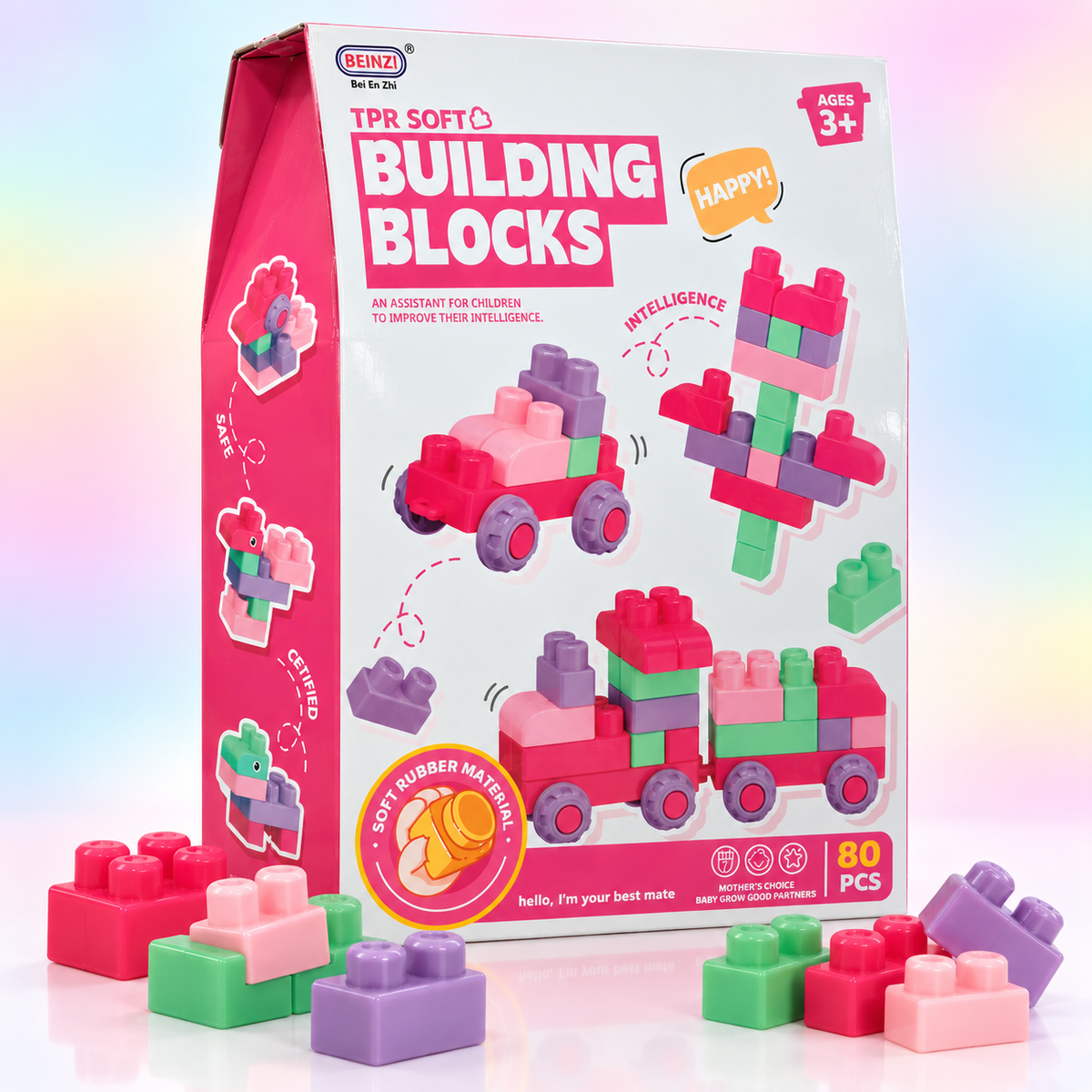 Soft Building Blocks – Creative Construction Toy