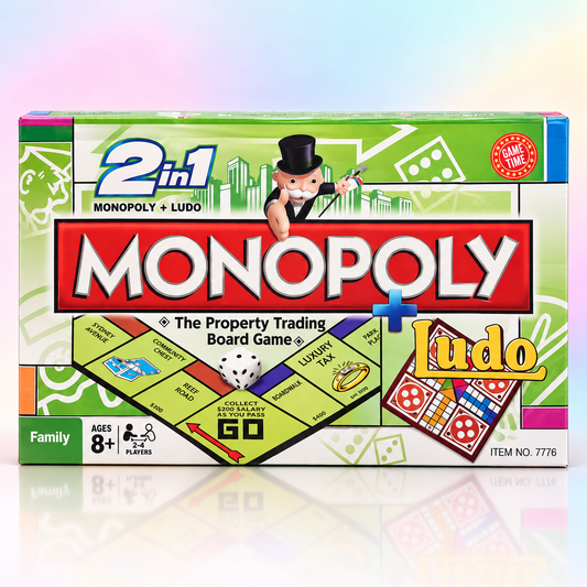 2-in-1 Monopoly & Ludo – Property Trading & Ludo