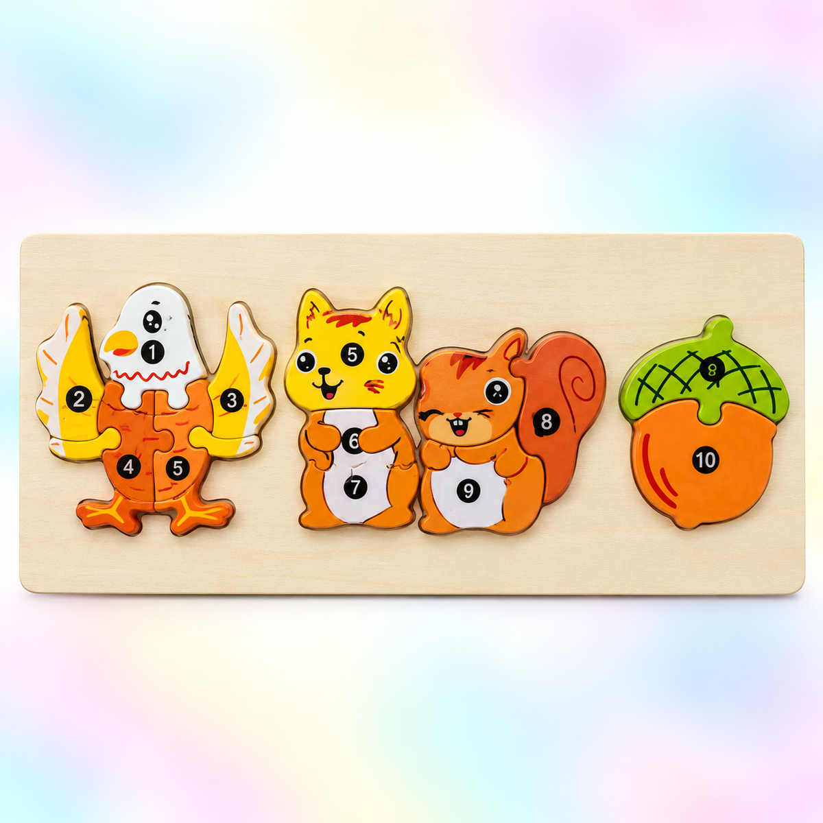 Wooden Animal 3D Puzzle