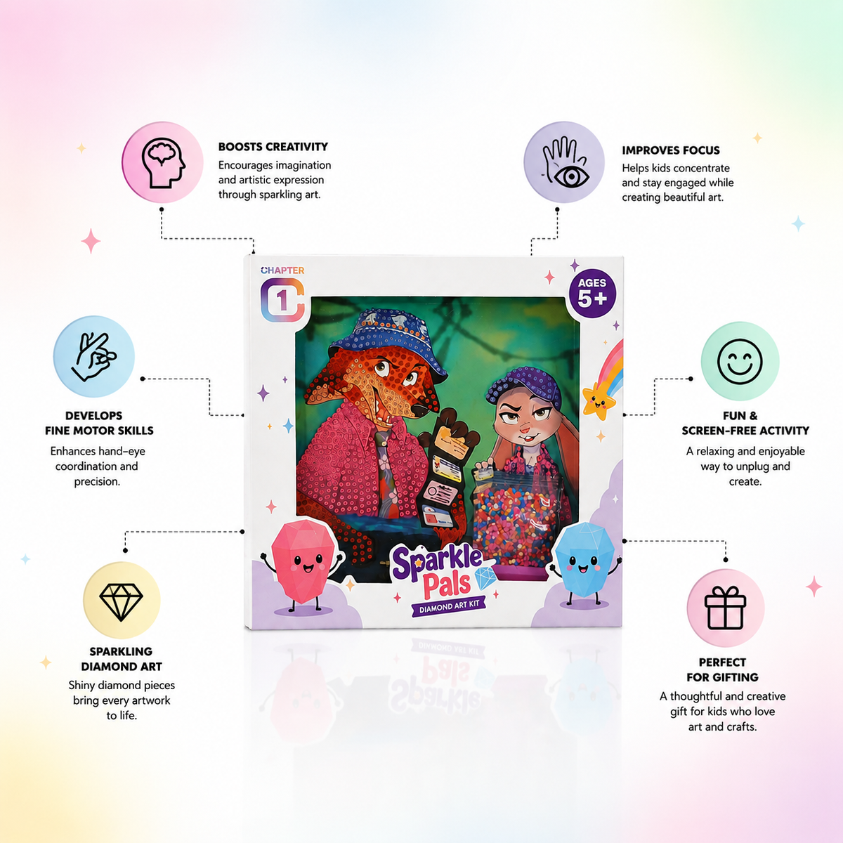 Sparkle Pals Diamond Art Kit (Large)