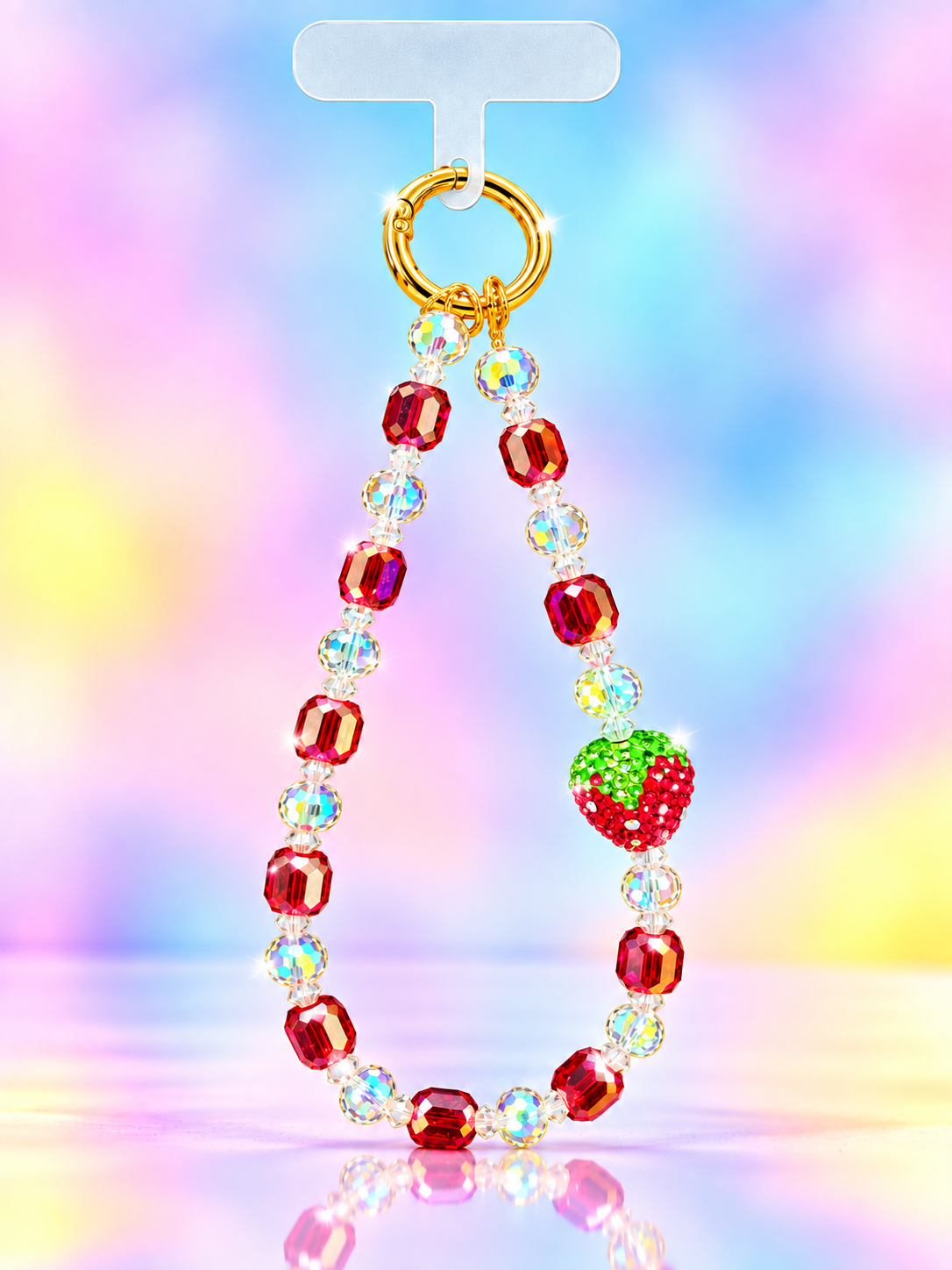 Strawberry Phone charm