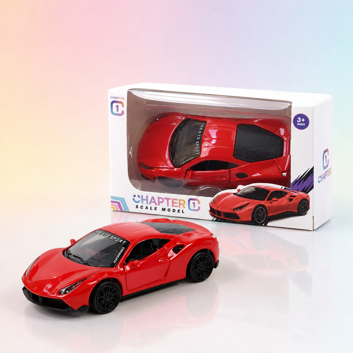 Detailed Scale Model Car
