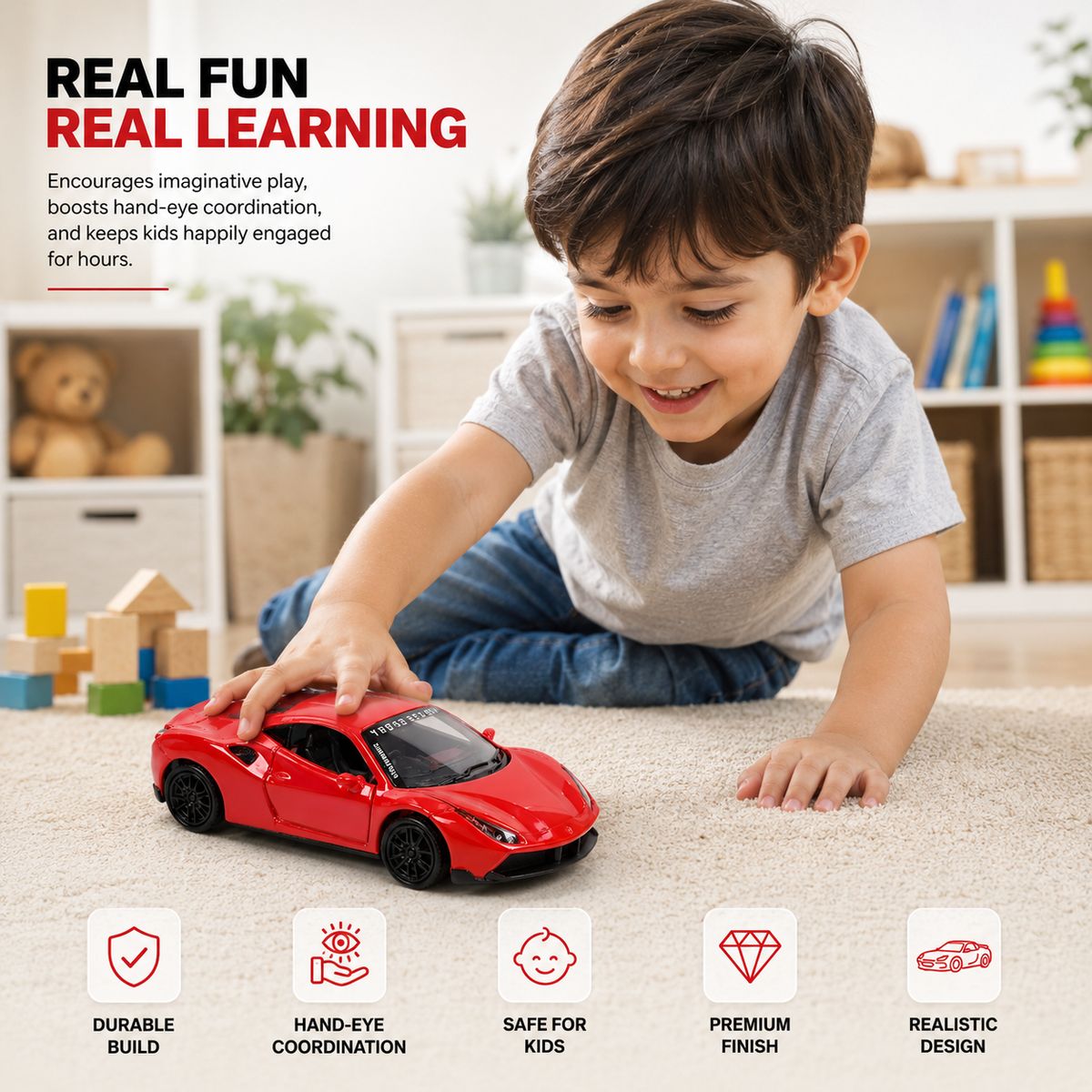 Detailed Scale Model Car