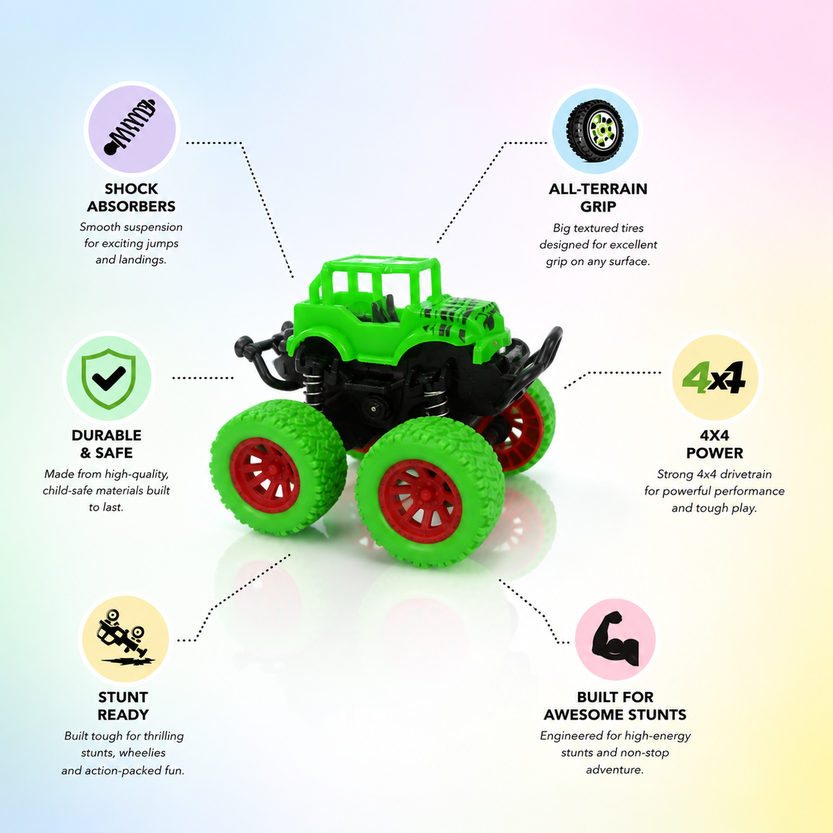 Swing Stunt Buggy – 4x4 Off-Road Stunt Car