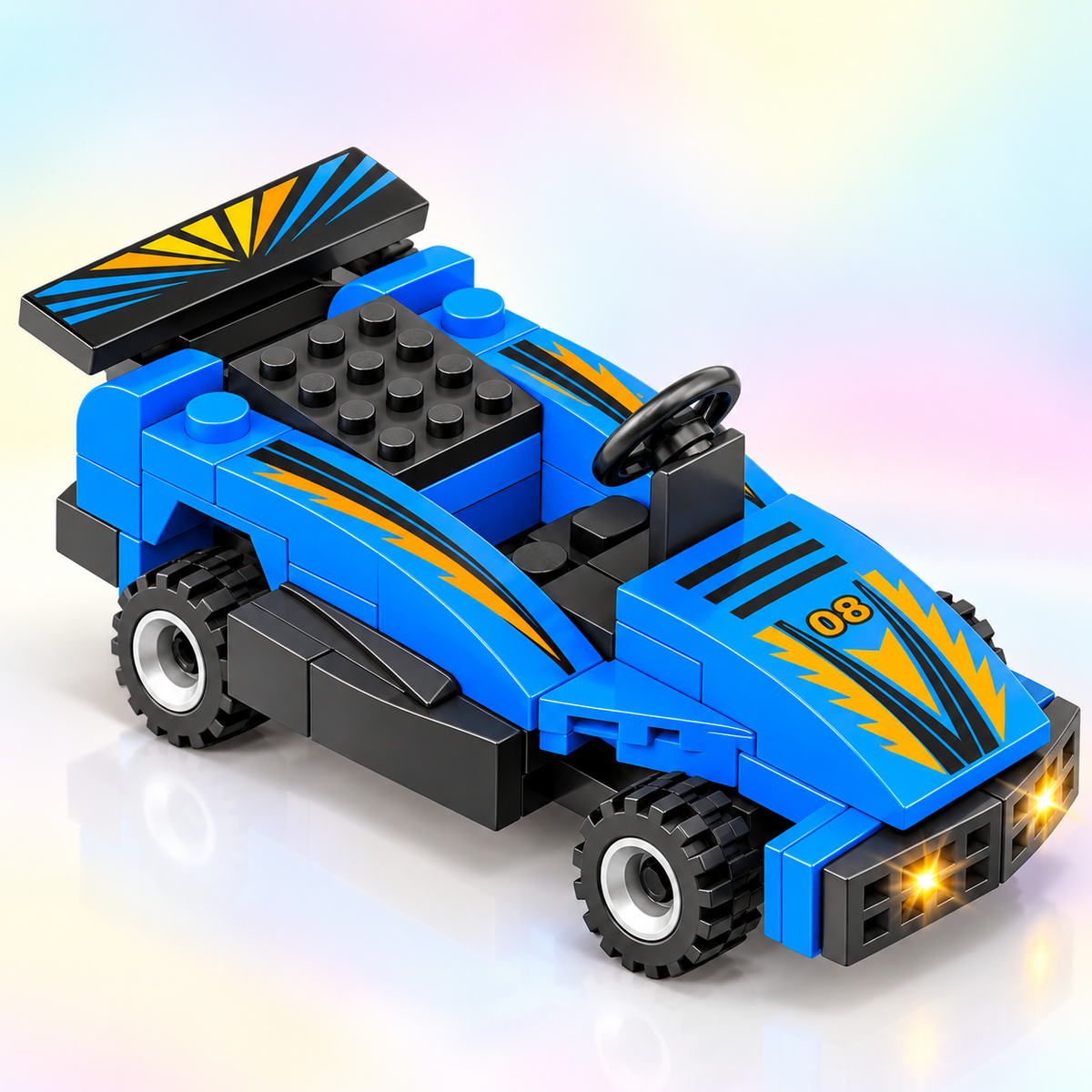 BLOX Speed Champions Pull-Back Racing Car Building Blocks