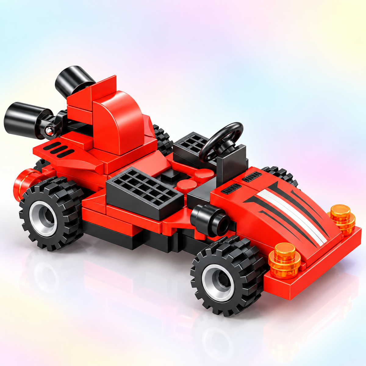 BLOX Speed Champions Pull-Back Racing Car Building Blocks
