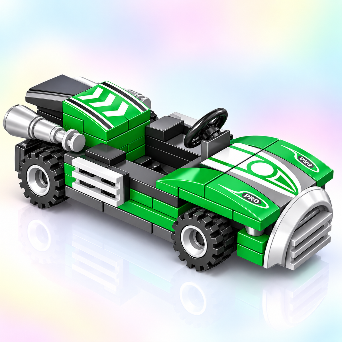 BLOX Speed Champions Pull-Back Racing Car Building Blocks