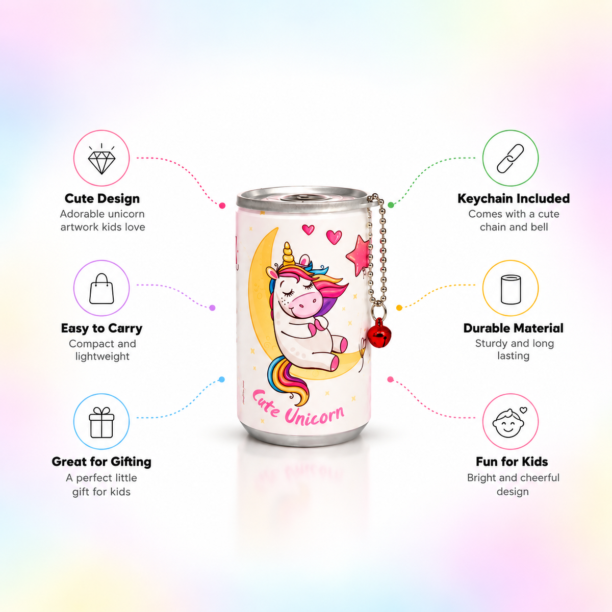 Wet Wipes Mini Can – Unicorn & Panda