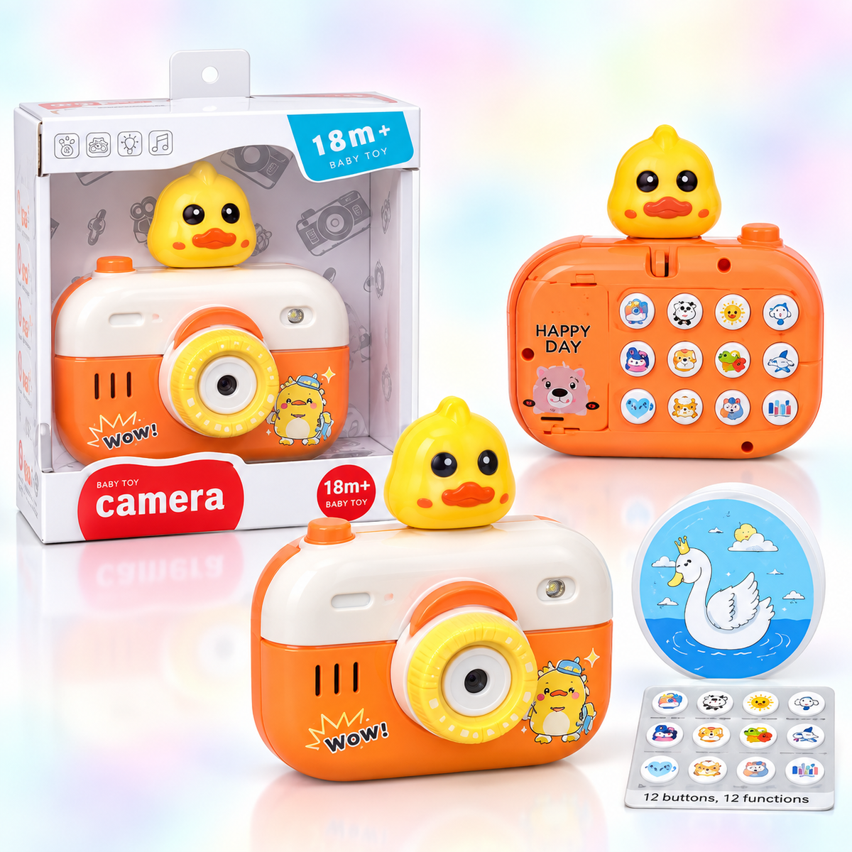 Interactive Musical Camera Toy with Lights & Sound