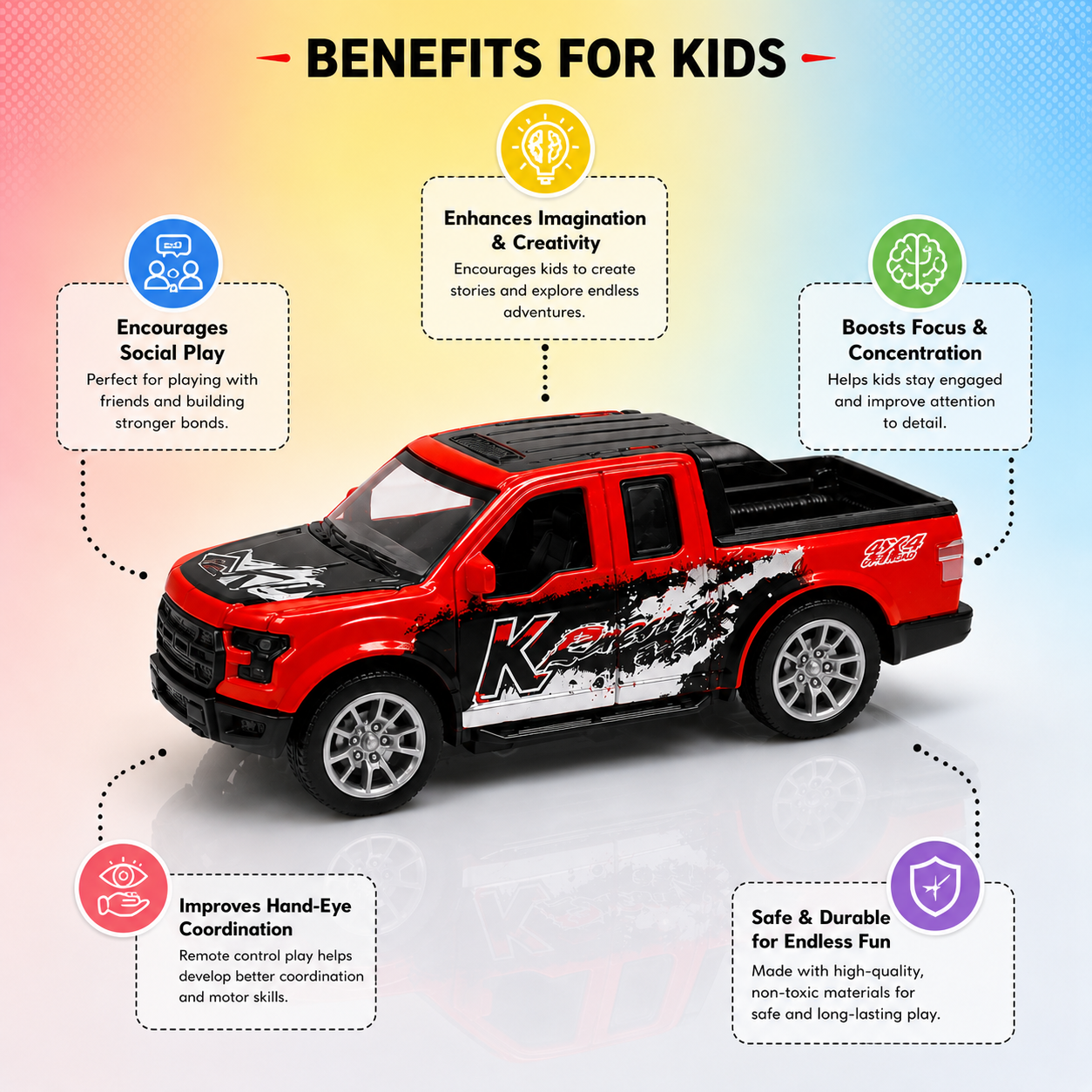 Sports Alloy 4×4 Pickup Truck