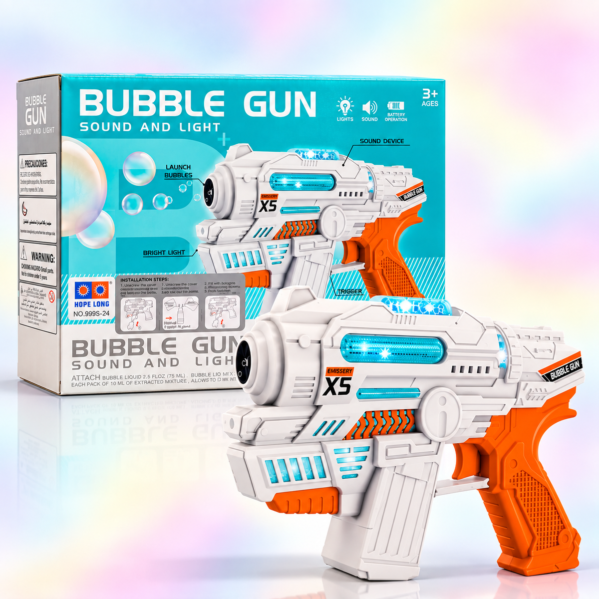 Bubble Gun – Sound & Light