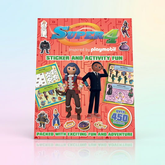 Super 4 Sticker & Activity Fun Book – 450+ Stickers