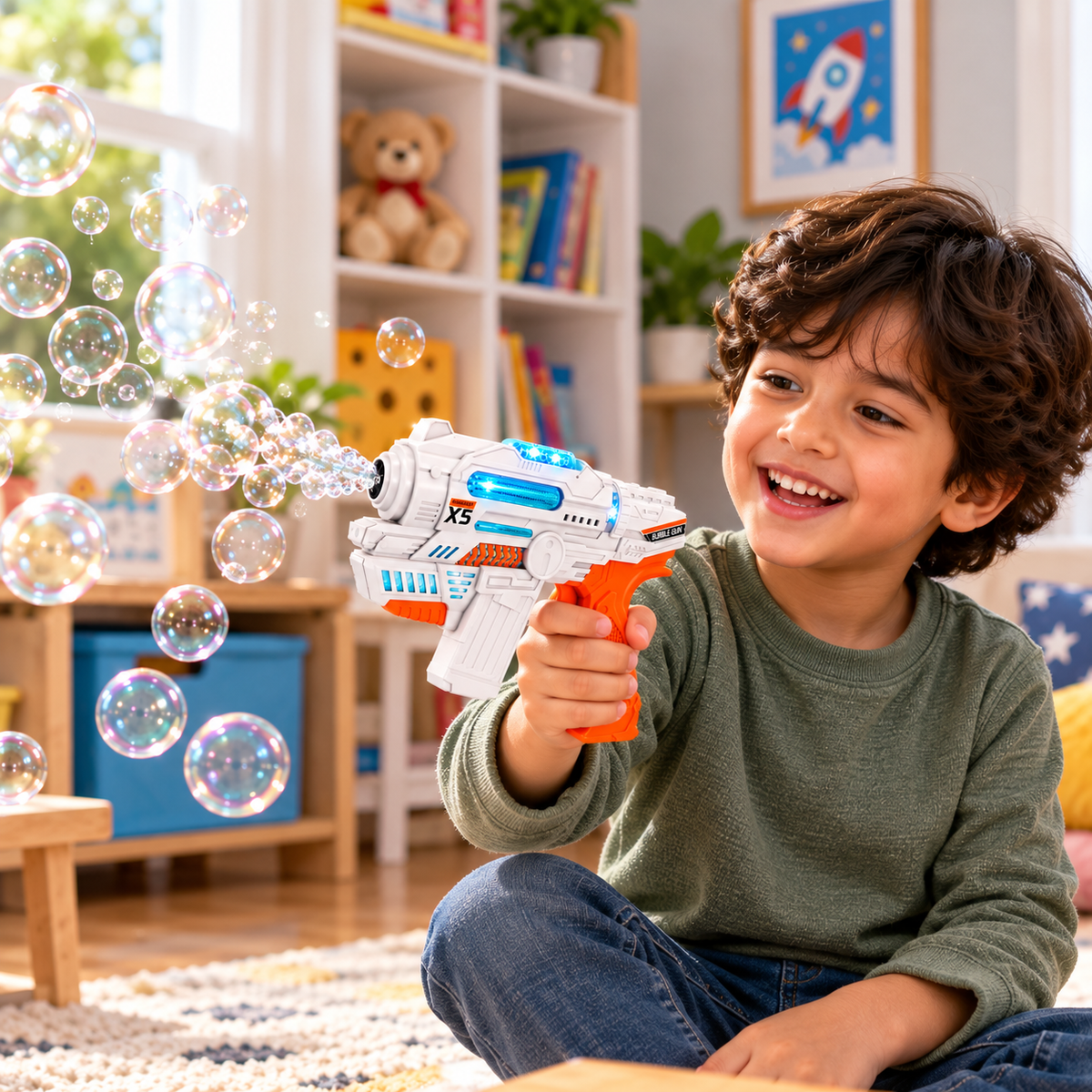 Bubble Gun – Sound & Light