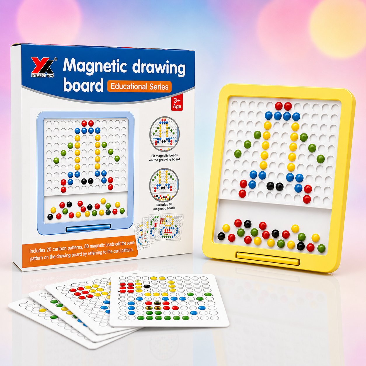 Magnetic Drawing Board (20 Cartoon Patterns)