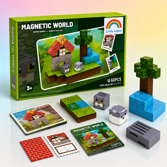 Magnetic World – Captive Cute Pet (60 Pieces)