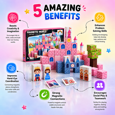 Magnetic World - Fantasy Castle (76 Pcs)