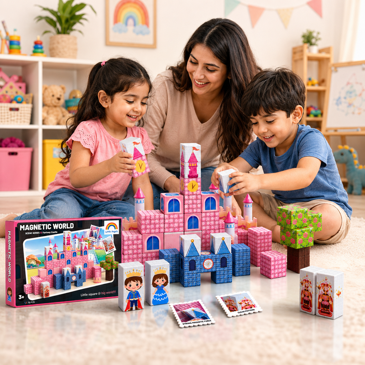 Magnetic World - Fantasy Castle (76 Pcs)