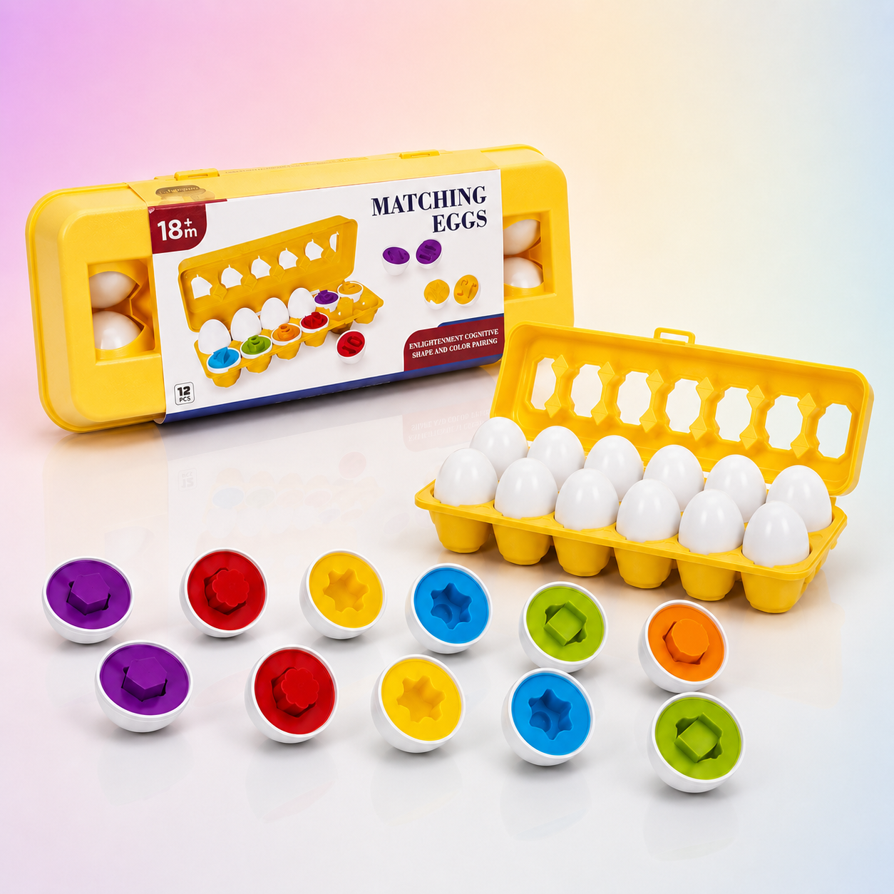 Matching Eggs (12 Pcs)
