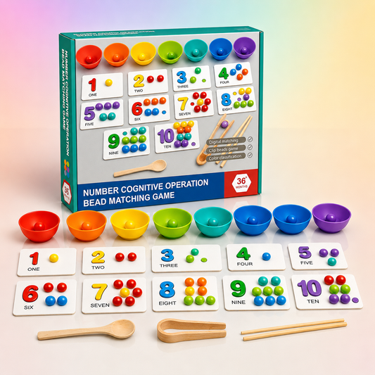 Number Cognitive Operation Bead Matching Game