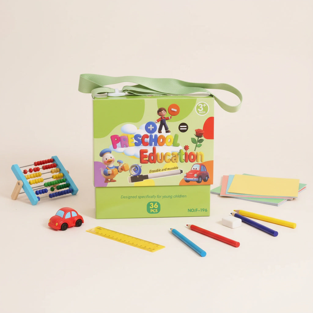 "PRESCHOOL Education" 36-Piece Learning Set (NO:F-196)