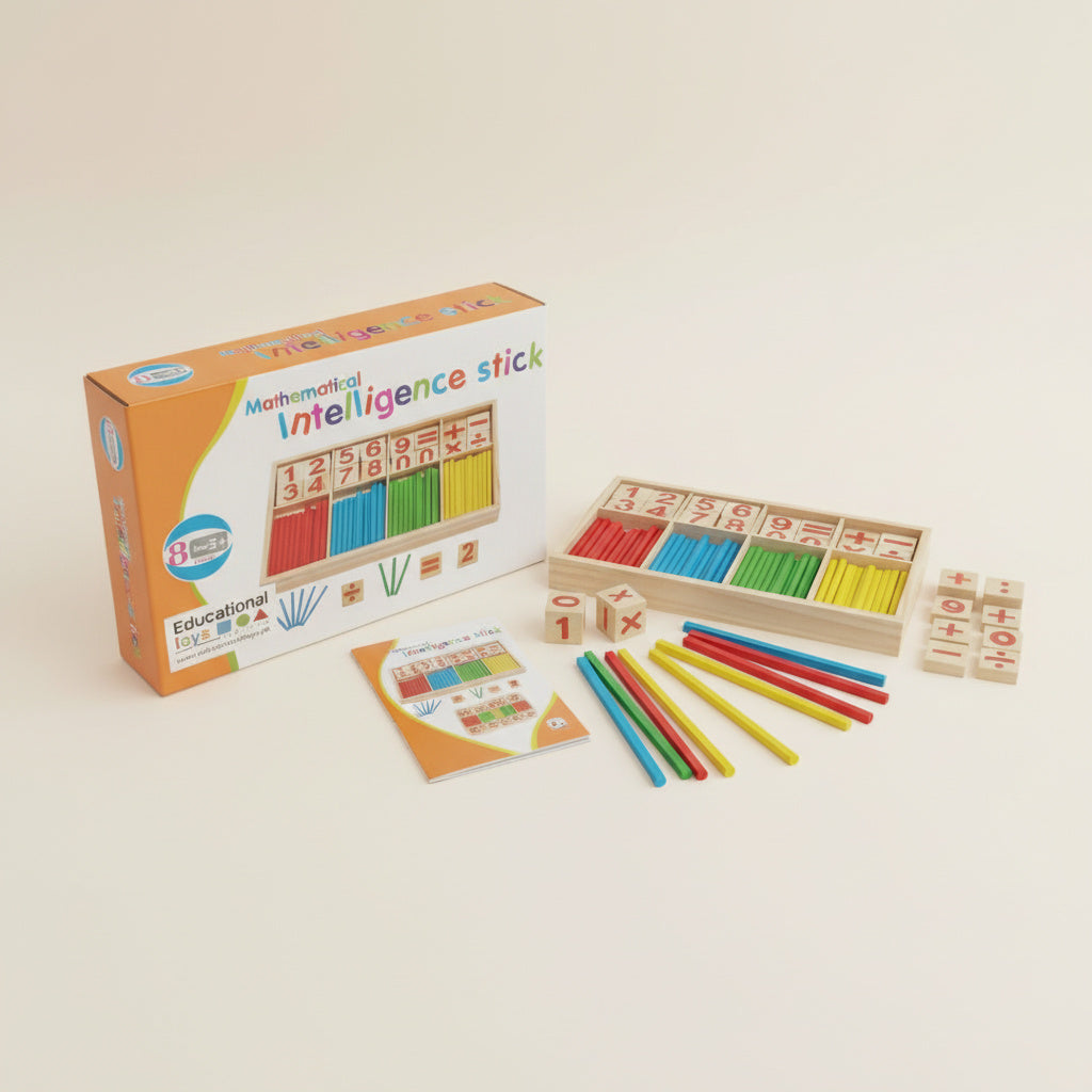Mathematical Intelligence Stick Set - Montessori Math Learning Toy