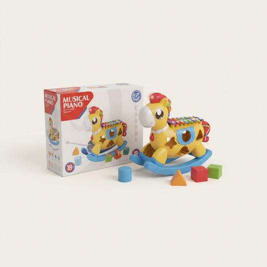 5-in-1 Musical Activity Pony Toy: Xylophone, Shape Sorter & More!