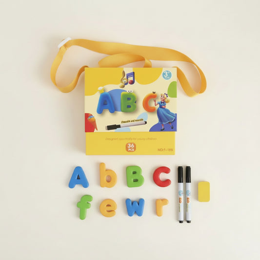 ABC Erasable Magnetic Letters Learning Set | 36 Pieces