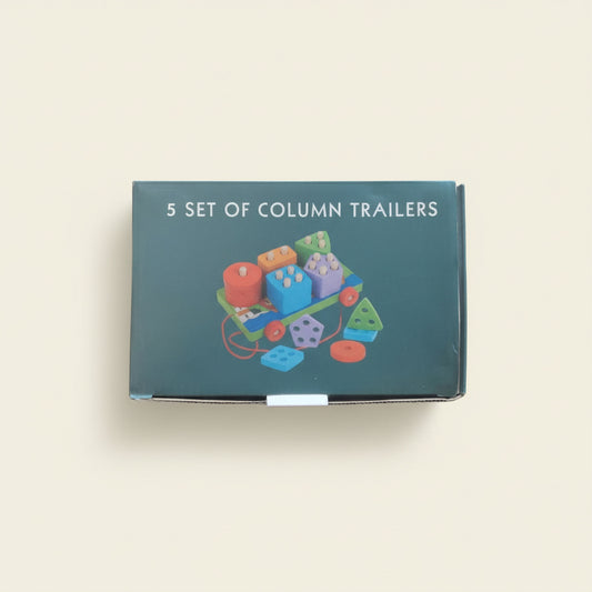 5-Column Wooden Trailer