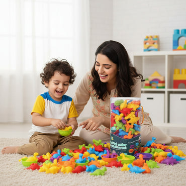 Children colour classification toys (dinosaurs/airplane)
