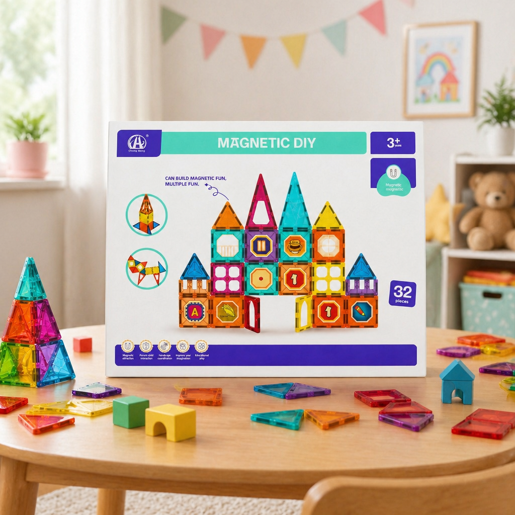 Magnetic Block (32 Pcs)