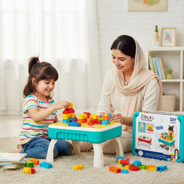 Creative Blocks Table (blue color)