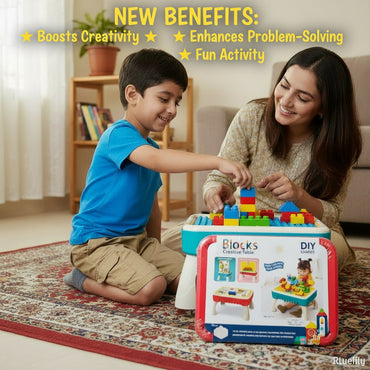 Creative Blocks Table (red color)