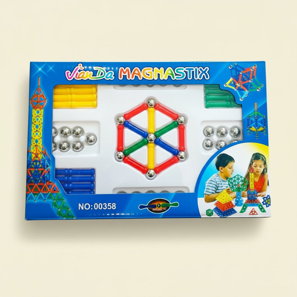 MagnaStix Magnetic Construction Set