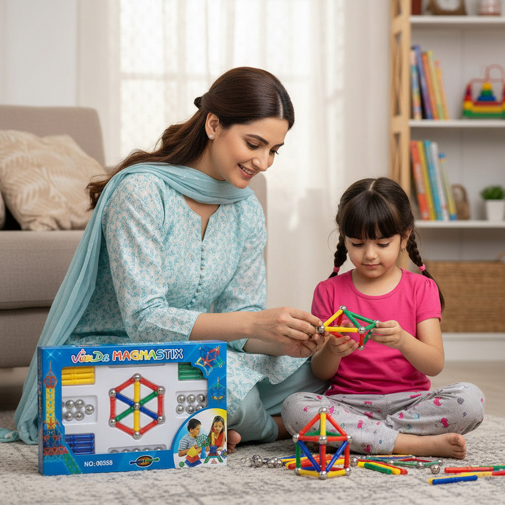 MagnaStix Magnetic Construction Set