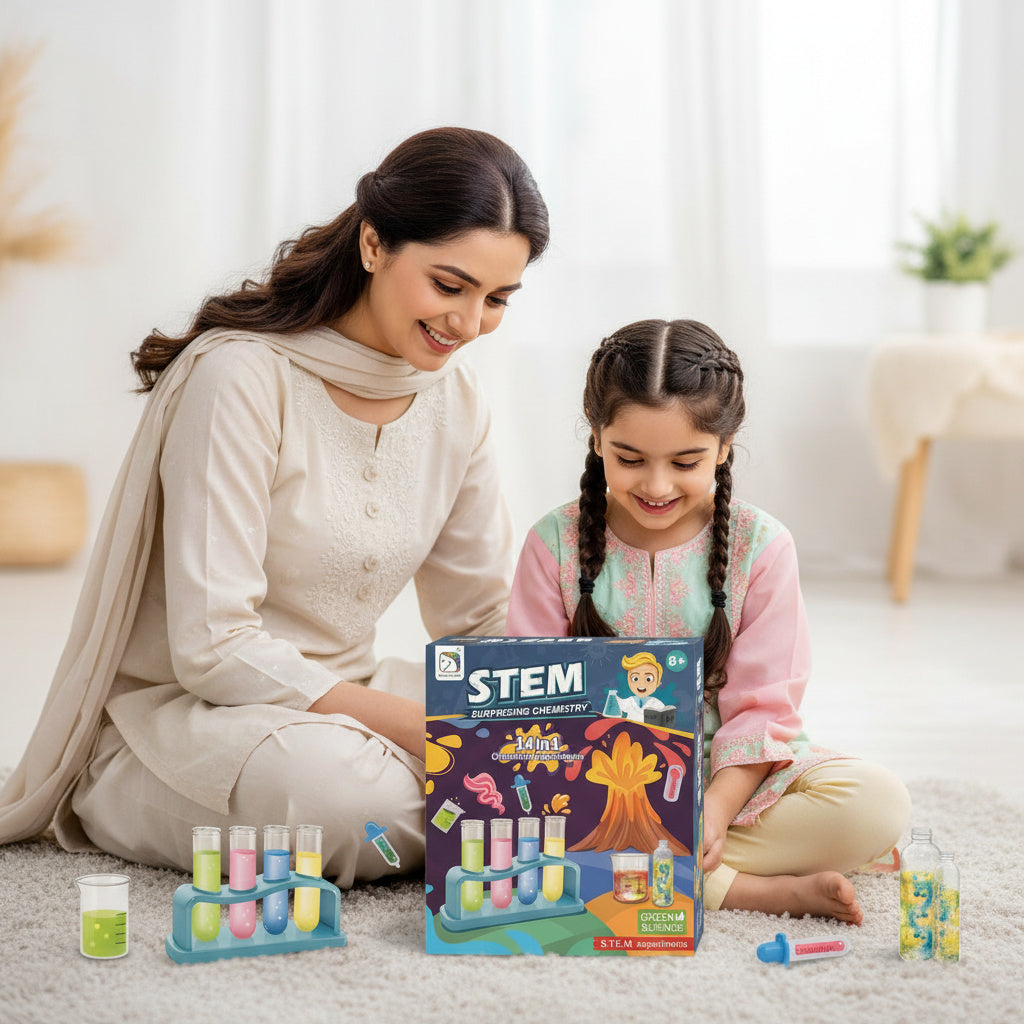 STEM Surprising Chemistry Set – 14 in 1 Science Experiment Kit