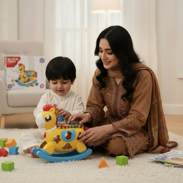 5-in-1 Musical Activity Pony Toy: Xylophone, Shape Sorter & More!