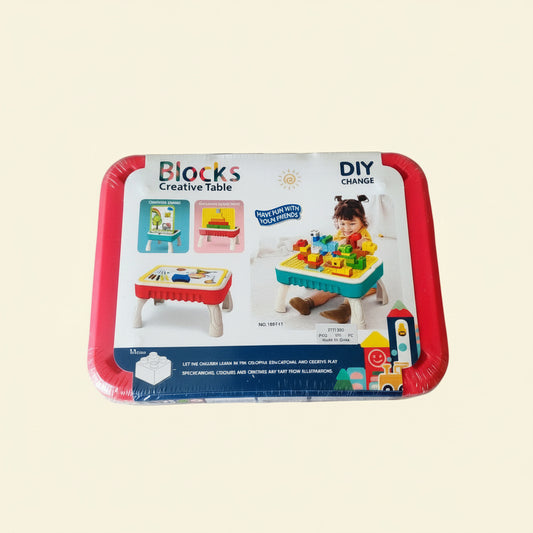 Creative Blocks Table (red color)